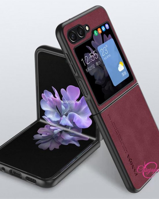 Samsung Zflip5 携帯電話ケースに適した新しいクラムシェル折りたたみスクリーンライト高級ラムスキン Samsung Zflip5 携帯電話ケースに適した新しいクラムシェル折りたたみスクリーンライト高級ラムスキン
