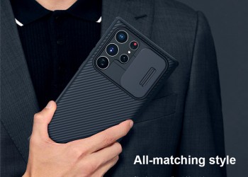 サムスンギャラクシーs24ウルトラケースs23fes22s21オリジナルnillkincamshieldproカメラ保護スライディングpcカバーバッグレンズ用