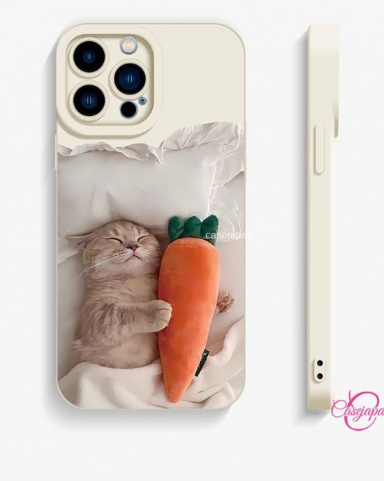 Apple用iphone 15 14用昼寝猫携帯電話ケース Apple用iphone 15 14用昼寝猫携帯電話ケース