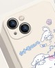 Apple 15 かわいい女性用電話ケース 漫画のカップル パチャ犬 Apple 15 かわいい女性用電話ケース 漫画のカップル パチャ犬