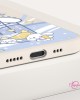 Apple 15 かわいい女性用電話ケース 漫画のカップル パチャ犬 Apple 15 かわいい女性用電話ケース 漫画のカップル パチャ犬