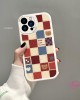 Apple 15pro 携帯電話ケース チェック柄クマ 2023 モデルに適しています Apple 15pro 携帯電話ケース チェック柄クマ 2023 モデルに適しています