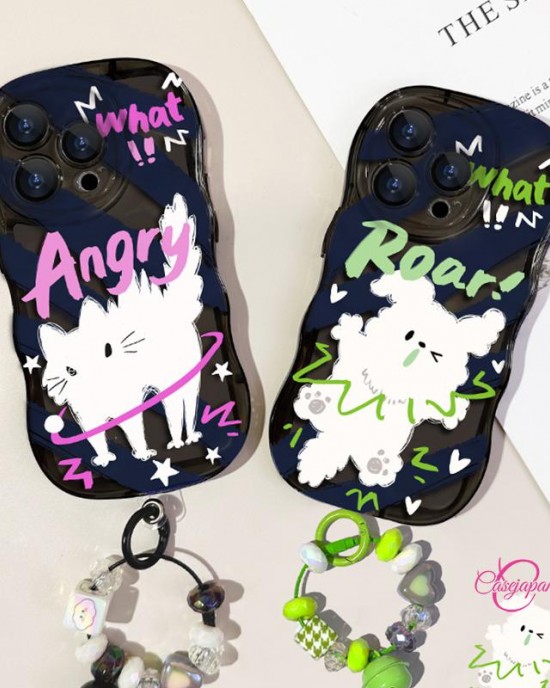 Apple 15pro 携帯電話ケースに適していますかわいい漫画の子犬 Apple 15pro 携帯電話ケースに適していますかわいい漫画の子犬