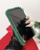 ぬいぐるみ電話ケース漫画クリスマスジンジャーブレッドマン携帯電話保護ケース冬用iphone 15 14 13 12pro Max Xr