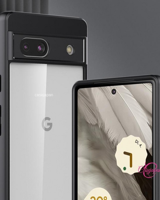 Google ピクセル 7a 携帯電話ケース新しい Google 保護カバー黒の境界線と透明 Google ピクセル 7a 携帯電話ケース新しい Google 保護カバー黒の境界線と透明