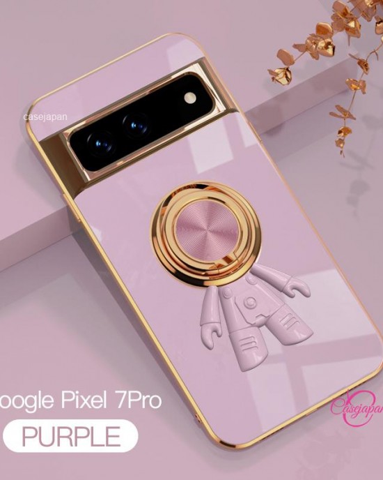 Google 携帯電話ケース Pixel7pro ファッション人格新車磁気吸引リング創造的な宇宙飛行士 Google 携帯電話ケース Pixel7pro ファッション人格新車磁気吸引リング創造的な宇宙飛行士