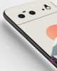 Google Pixel7a 携帯電話ケース シリコーン ソフト シェル アイスランドの漫画の風景 Google Pixel7a 携帯電話ケース シリコーン ソフト シェル アイスランドの漫画の風景