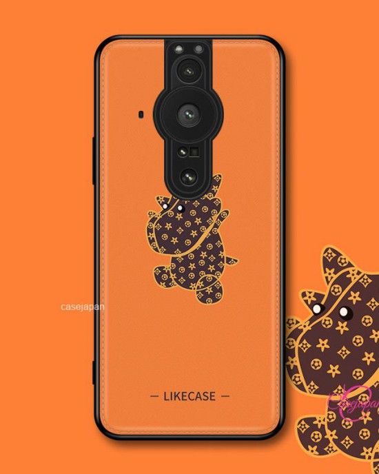 タイドブランドオレンジカウ Sony Xperia Pro-i 携帯電話ケース レトロ高級 タイドブランドオレンジカウ Sony Xperia Pro-i 携帯電話ケース レトロ高級
