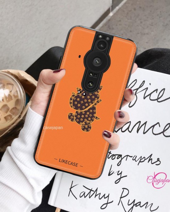 タイドブランドオレンジカウ Sony Xperia Pro-i 携帯電話ケース レトロ高級 タイドブランドオレンジカウ Sony Xperia Pro-i 携帯電話ケース レトロ高級