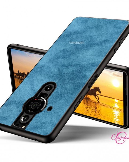 Sony Xperia Pro I 携帯電話ケース 新しいオールインクルーシブ レトロ カーフ パターン 落下防止 ビジネス Sony Xperia Pro I 携帯電話ケース 新しいオールインクルーシブ レトロ カーフ パターン 落下防止 ビジネス