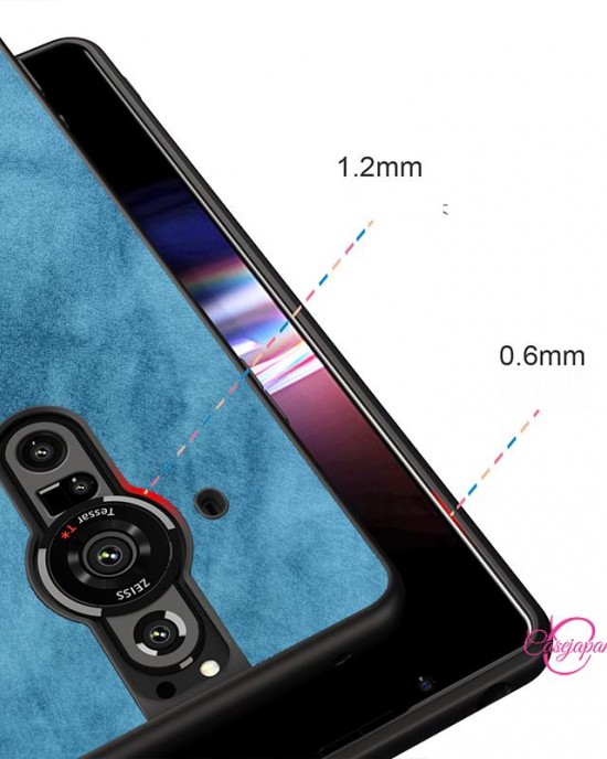 Sony Xperia Pro I 携帯電話ケース 新しいオールインクルーシブ レトロ カーフ パターン 落下防止 ビジネス Sony Xperia Pro I 携帯電話ケース 新しいオールインクルーシブ レトロ カーフ パターン 落下防止 ビジネス