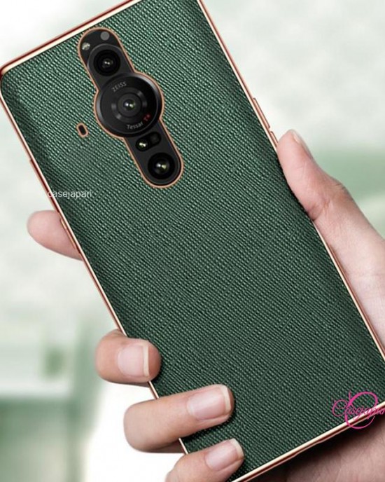 Xperia pro i 携帯電話ケース ソニーの新しい電気メッキ本革落下防止カバー Xperia pro i 携帯電話ケース ソニーの新しい電気メッキ本革落下防止カバー