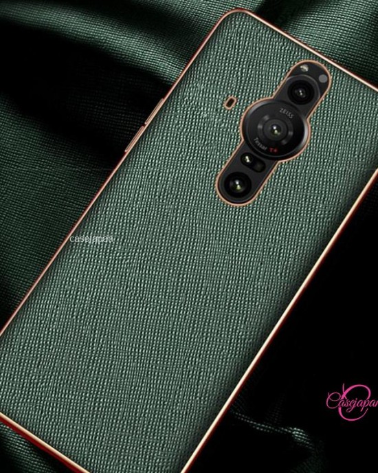 Xperia pro i 携帯電話ケース ソニーの新しい電気メッキ本革落下防止カバー Xperia pro i 携帯電話ケース ソニーの新しい電気メッキ本革落下防止カバー