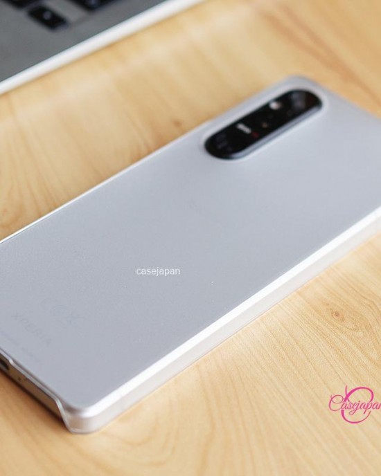 Sony ソニー Xperia1v 携帯電話ケース第 5 世代ハーフパック透明超薄型つや消しハードプラスチックに適しています Sony ソニー Xperia1v 携帯電話ケース第 5 世代ハーフパック透明超薄型つや消しハードプラスチックに適しています