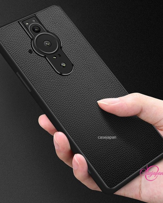 Sony Xperia Pro-i 携帯電話ケース、オールインクルーシブエッジ、落下防止、ライチテクスチャー付き Sony Xperia Pro-i 携帯電話ケース、オールインクルーシブエッジ、落下防止、ライチテクスチャー付き